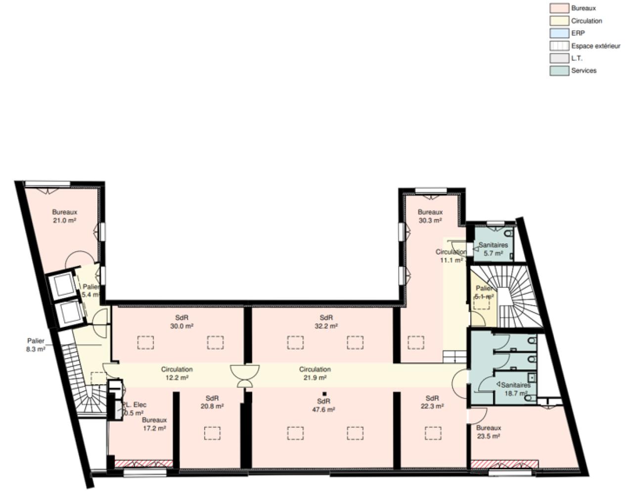 Bureau Paris 2272m² Location bureau Paris OLBUR2100717 7